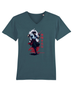 samurai ronin Tricou mânecă scurtă guler V Bărbat Presenter