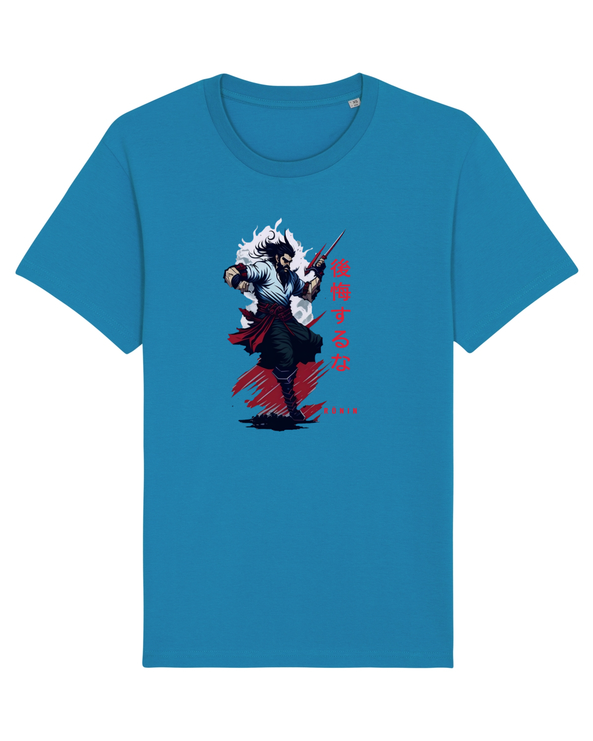 Tricou mânecă scurtă Unisex Rocker Azur