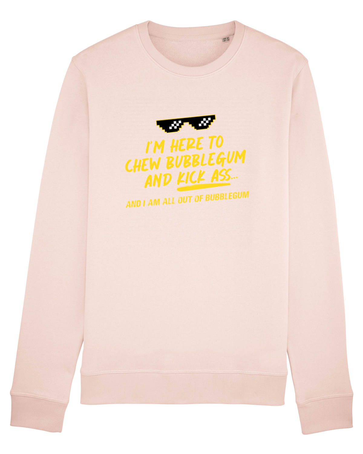 Bluză mânecă lungă Unisex Rise Candy Pink