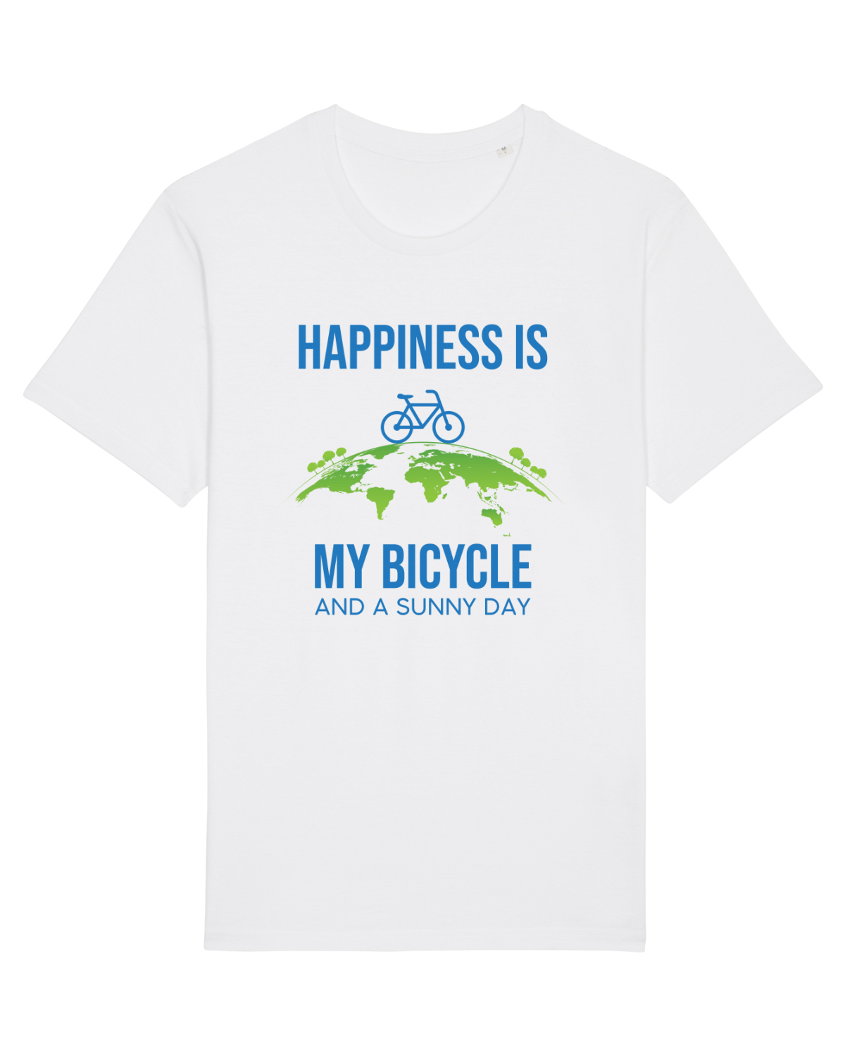 Tricou mânecă scurtă Unisex Rocker White