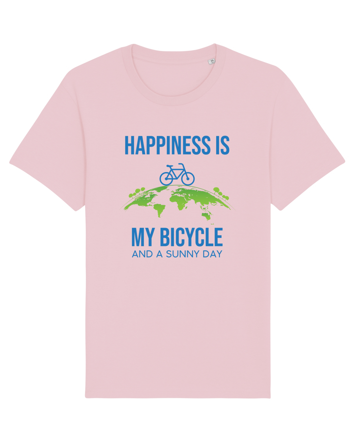 Tricou mânecă scurtă Unisex Rocker Cotton Pink