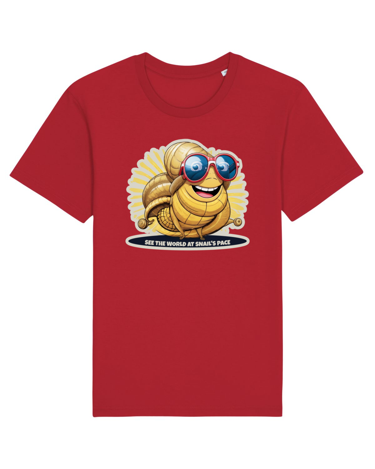 Tricou mânecă scurtă Unisex Rocker Red