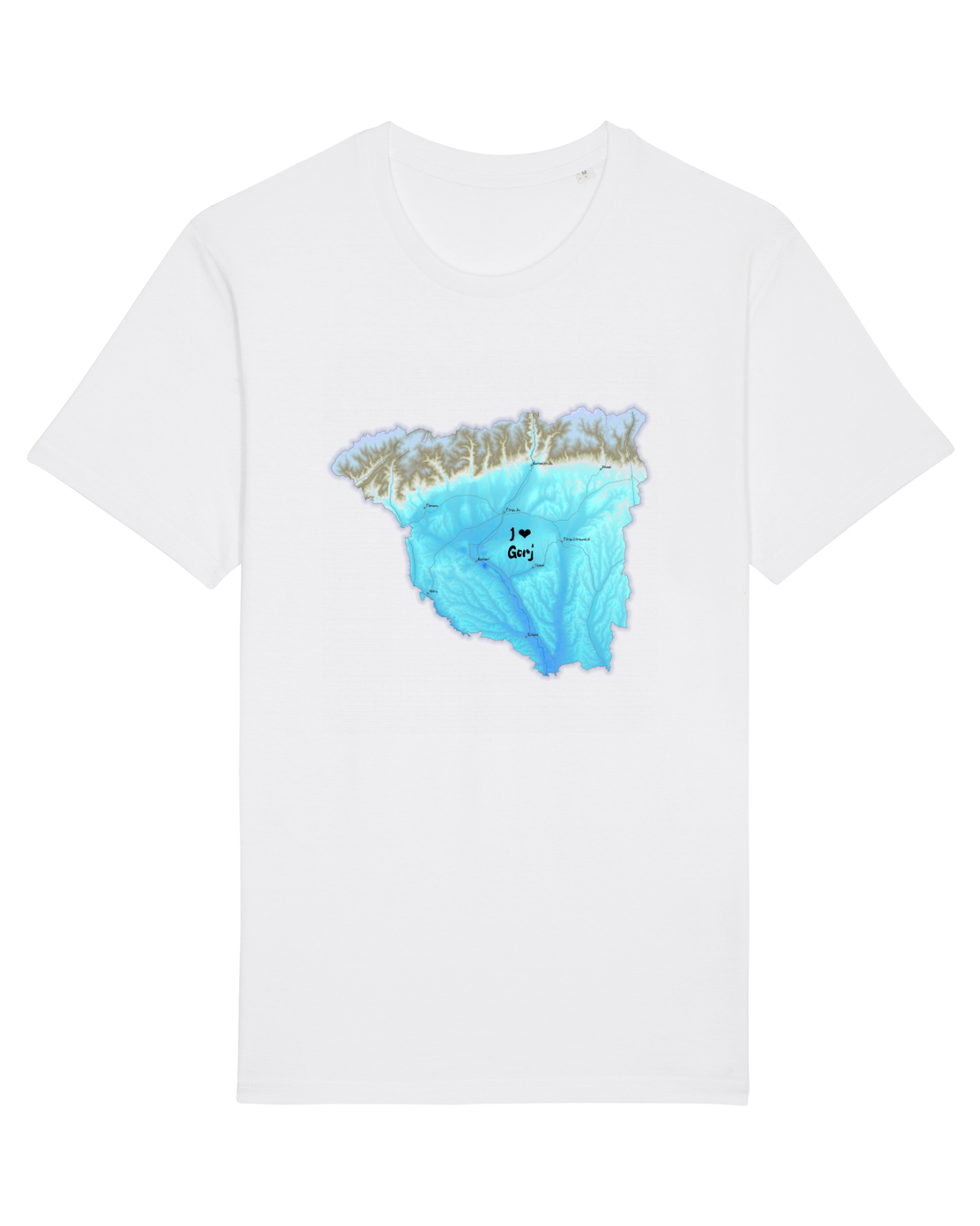 Tricou mânecă scurtă Unisex Rocker White