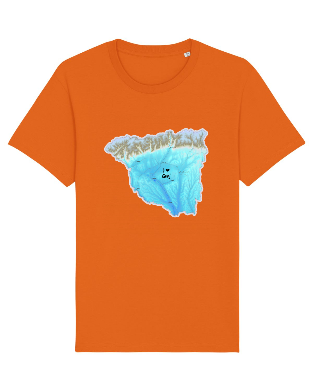 Tricou mânecă scurtă Unisex Rocker Bright Orange
