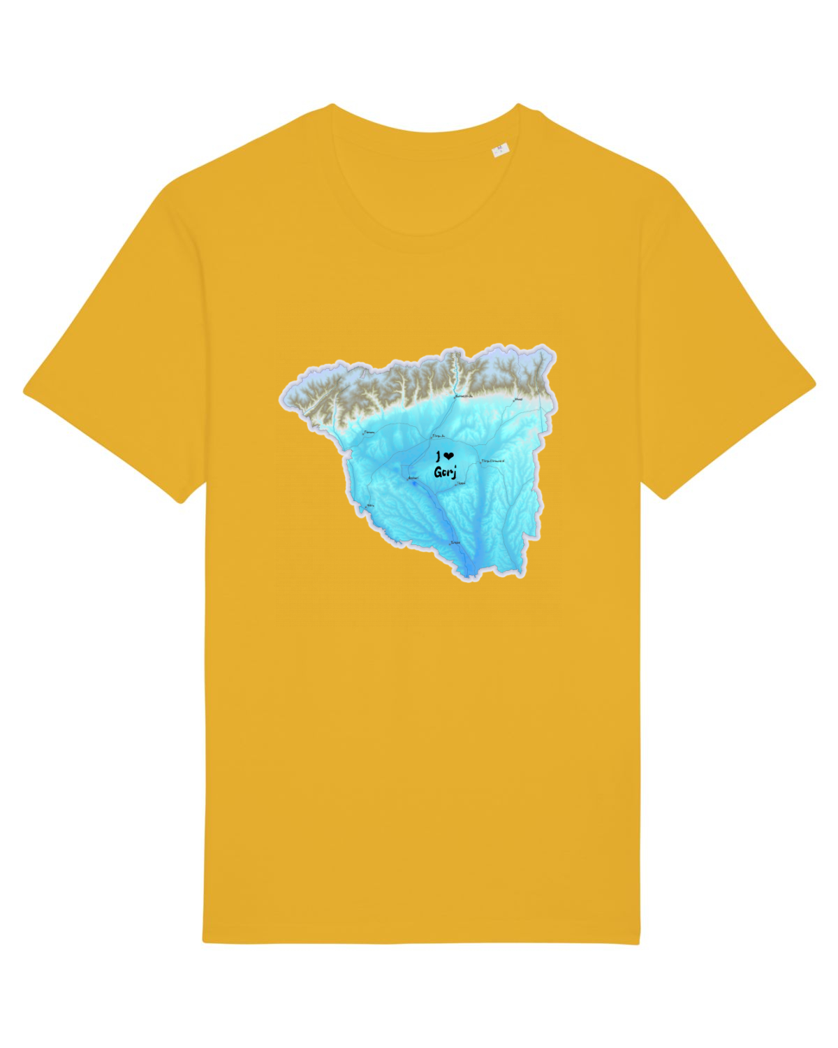 Tricou mânecă scurtă Unisex Rocker Spectra Yellow