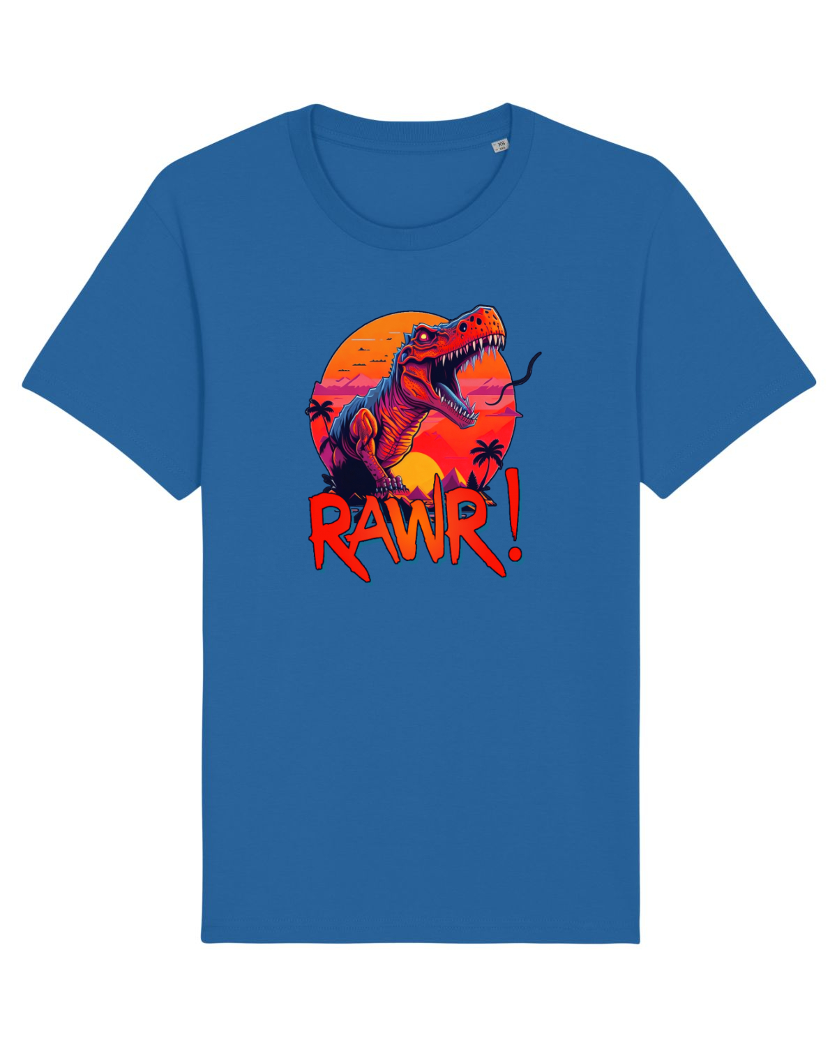 Tricou mânecă scurtă Unisex Rocker Royal Blue