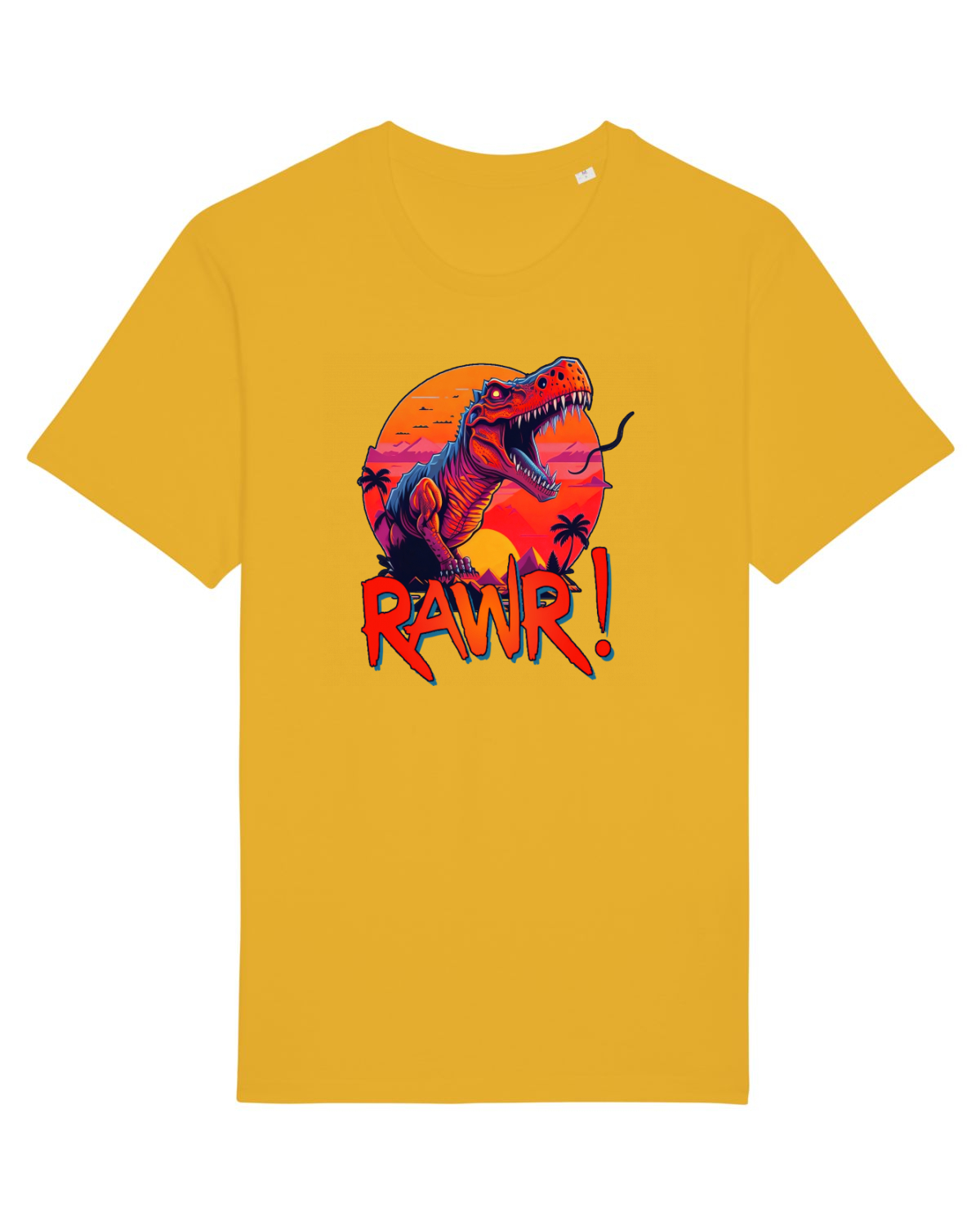 Tricou mânecă scurtă Unisex Rocker Spectra Yellow