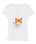 Good vibes 1 Tricou mânecă scurtă guler V Damă Evoker