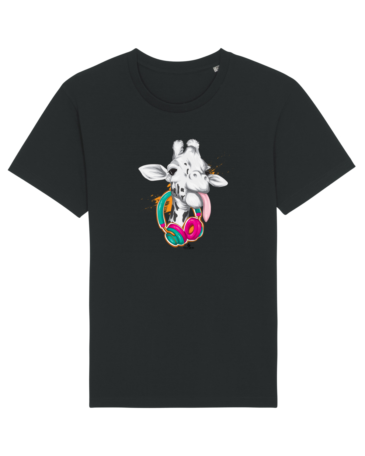 Tricou mânecă scurtă Unisex Rocker Black