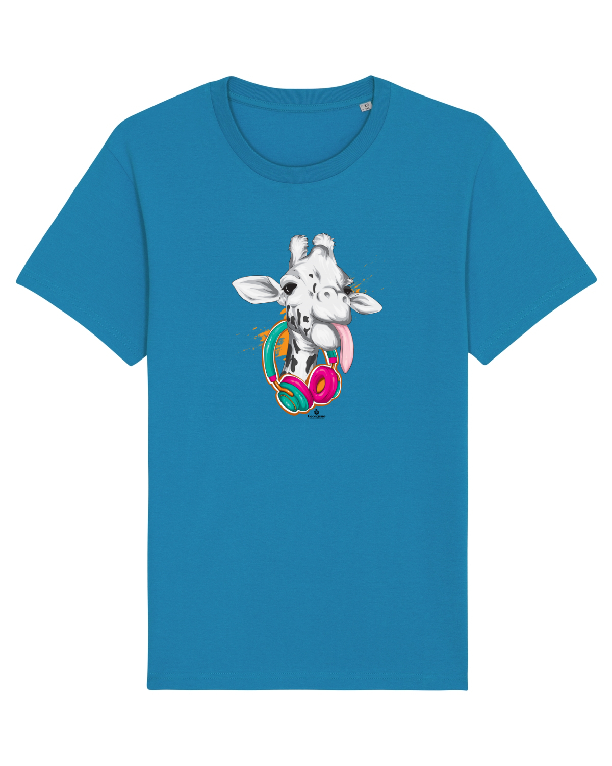 Tricou mânecă scurtă Unisex Rocker Azur