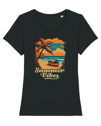 summer boat vibes Black