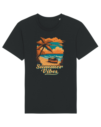 summer boat vibes Black