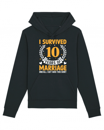 I Survived 10 Years Of Marriage And All I Got Was This Shirt Black