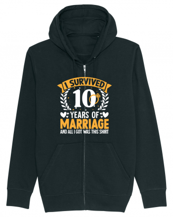 I Survived 10 Years Of Marriage And All I Got Was This Shirt ring Black