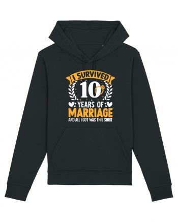 I Survived 10 Years Of Marriage And All I Got Was This Shirt ring Black