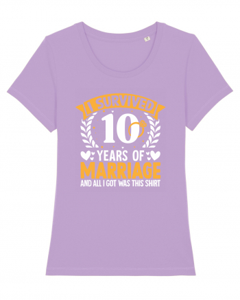 I Survived 10 Years Of Marriage And All I Got Was This Shirt ring Lavender Dawn