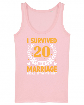 I Survived 20 Years Of Marriage And All I Got Was This Shirt Cotton Pink