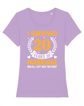 I Survived 20 Years Of Marriage And All I Got Was This Shirt Lavender Dawn