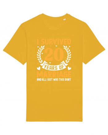 I Survived 20 Years Of Marriage And All I Got Was This Shirt Spectra Yellow