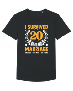 I Survived 20 Years Of Marriage And All I Got Was This Shirt Tricou mânecă scurtă guler larg Bărbat Skater