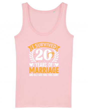 I Survived 20 Years Of Marriage And All I Got Was This Shirt ring Cotton Pink