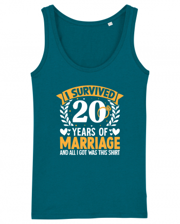 I Survived 20 Years Of Marriage And All I Got Was This Shirt ring Ocean Depth