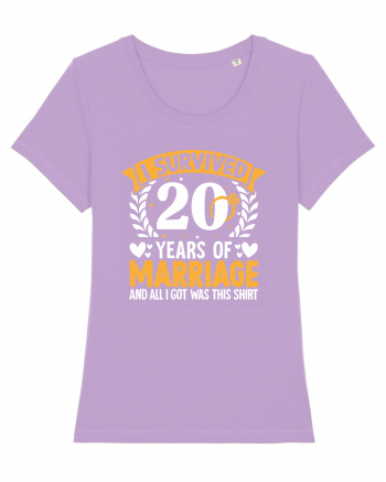 I Survived 20 Years Of Marriage And All I Got Was This Shirt ring Lavender Dawn