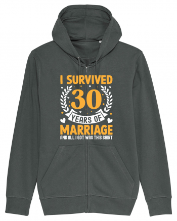 I Survived 30 Years Of Marriage And All I Got Was This Shirt Anthracite