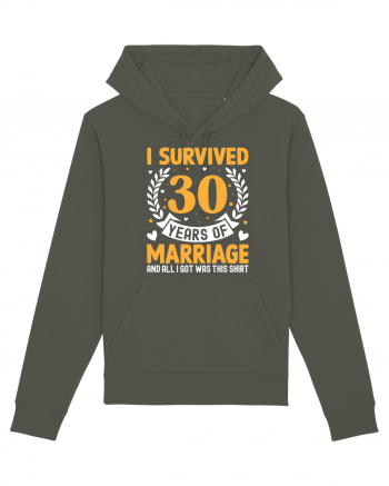 I Survived 30 Years Of Marriage And All I Got Was This Shirt Khaki