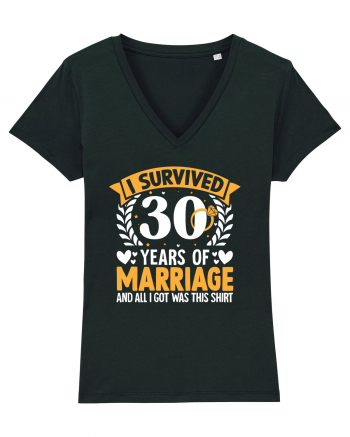 I Survived 30 Years Of Marriage And All I Got Was This Shirt ring Black