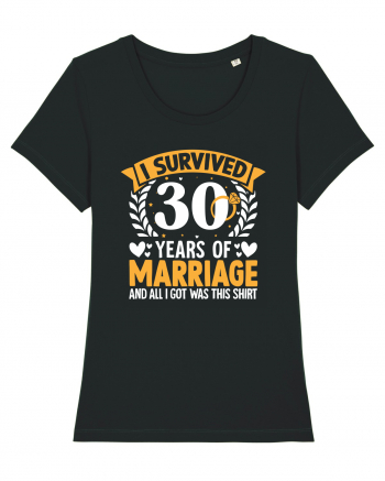 I Survived 30 Years Of Marriage And All I Got Was This Shirt ring Black