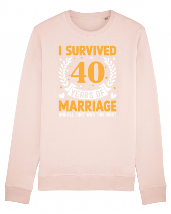 I Survived 40 Years Of Marriage And All I Got Was This Shirt Candy Pink