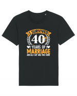 I Survived 40 Years Of Marriage And All I Got Was This Shirt ring Tricou mânecă scurtă Unisex Rocker