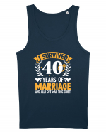 I Survived 40 Years Of Marriage And All I Got Was This Shirt ring Maiou Bărbat Runs