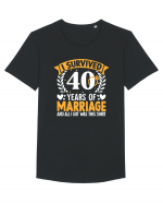 I Survived 40 Years Of Marriage And All I Got Was This Shirt ring Tricou mânecă scurtă guler larg Bărbat Skater