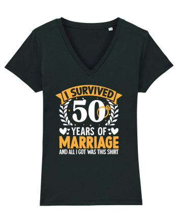 I Survived 50 Years Of Marriage And All I Got Was This Shirt ring Black