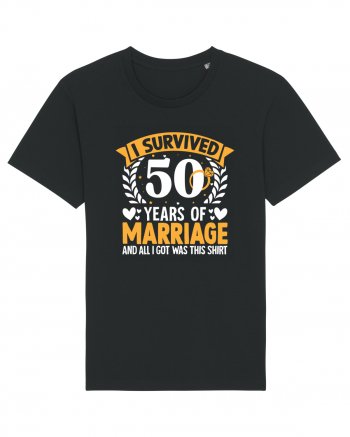 I Survived 50 Years Of Marriage And All I Got Was This Shirt ring Black