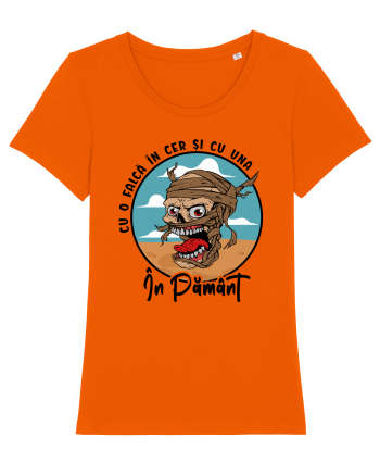 Cu o falcă în cer și cu una în pământ Bright Orange