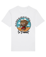 Cu o falcă în cer și cu una în pământ Tricou mânecă scurtă Unisex Rocker