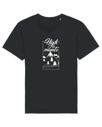 High la munte | Design unisex | Vara 2023 | Tricouri Black