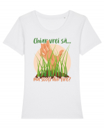 Nu mă enerva Tricou mânecă scurtă guler larg fitted Damă Expresser
