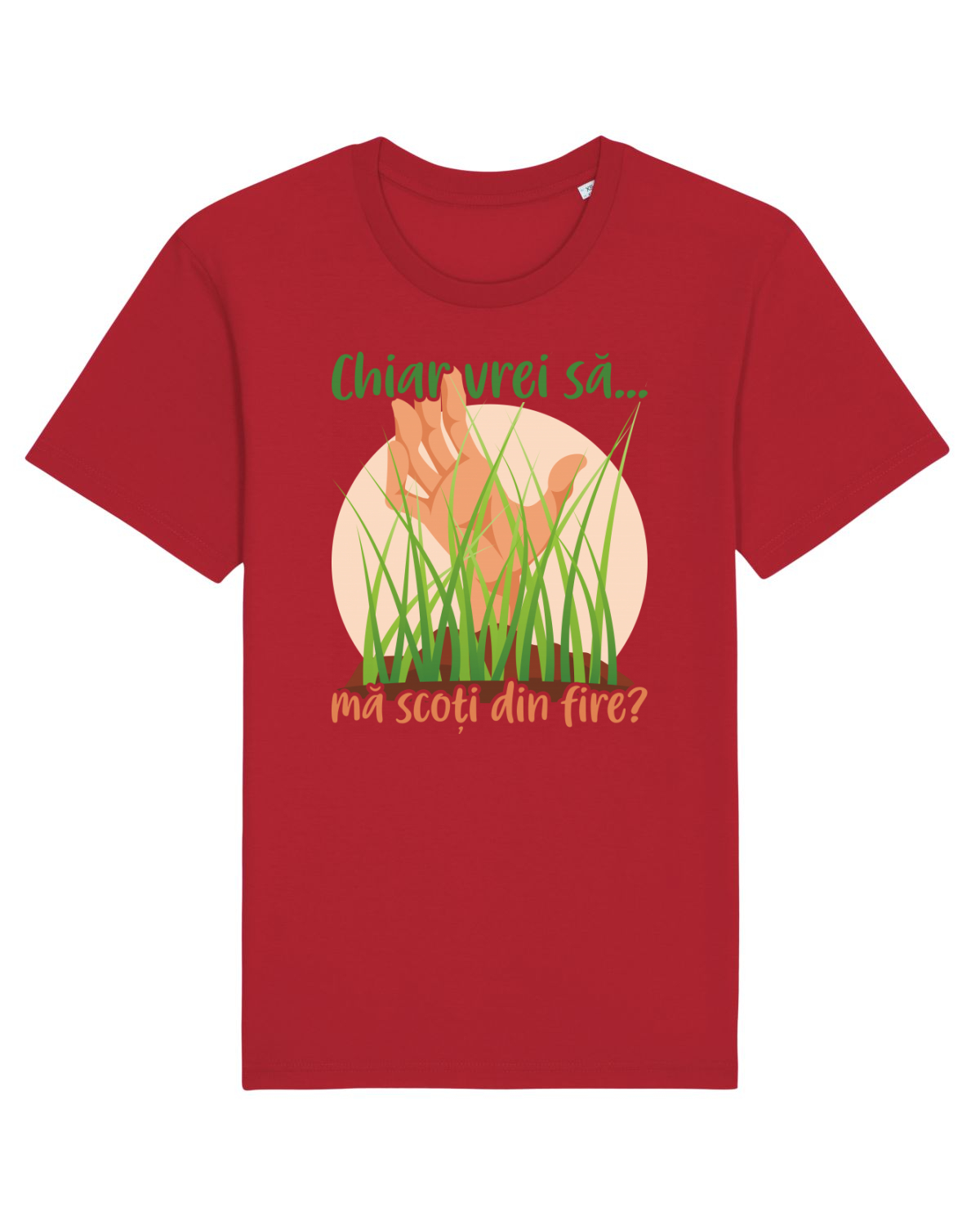 Tricou mânecă scurtă Unisex Rocker Red