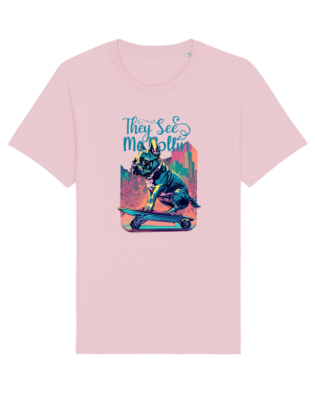 rollin buldog Cotton Pink