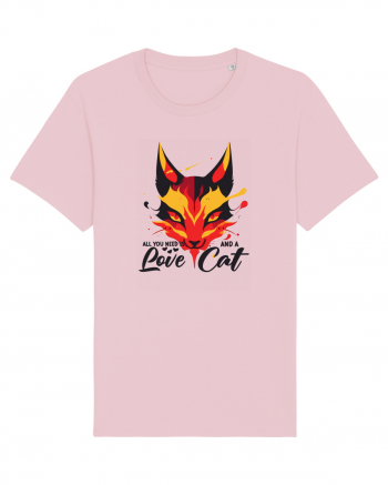 cat lover Cotton Pink