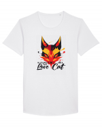 cat lover Tricou mânecă scurtă guler larg Bărbat Skater