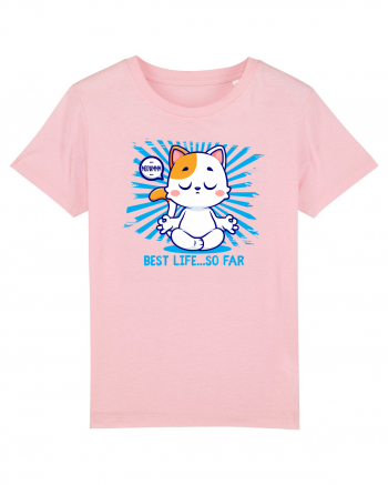 BEST LIFE ...so far (MEOWMMM - YOGA CAT) Cotton Pink