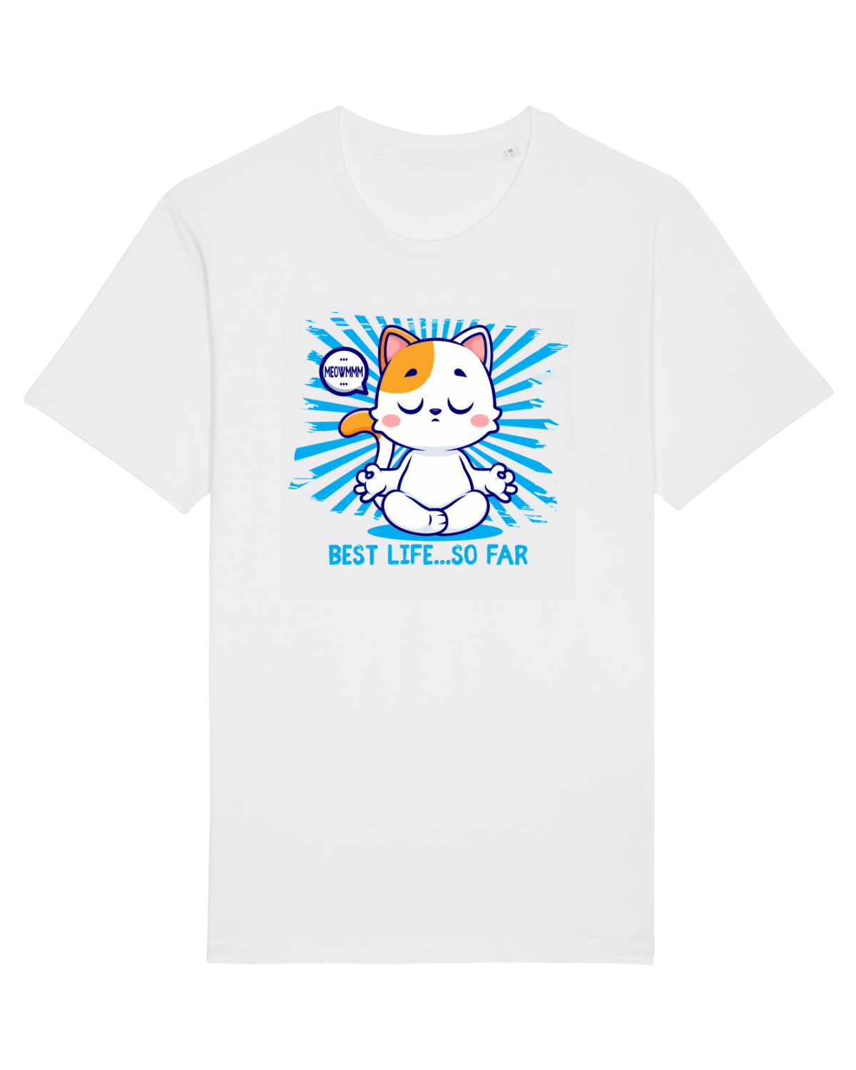 Tricou mânecă scurtă Unisex Rocker White