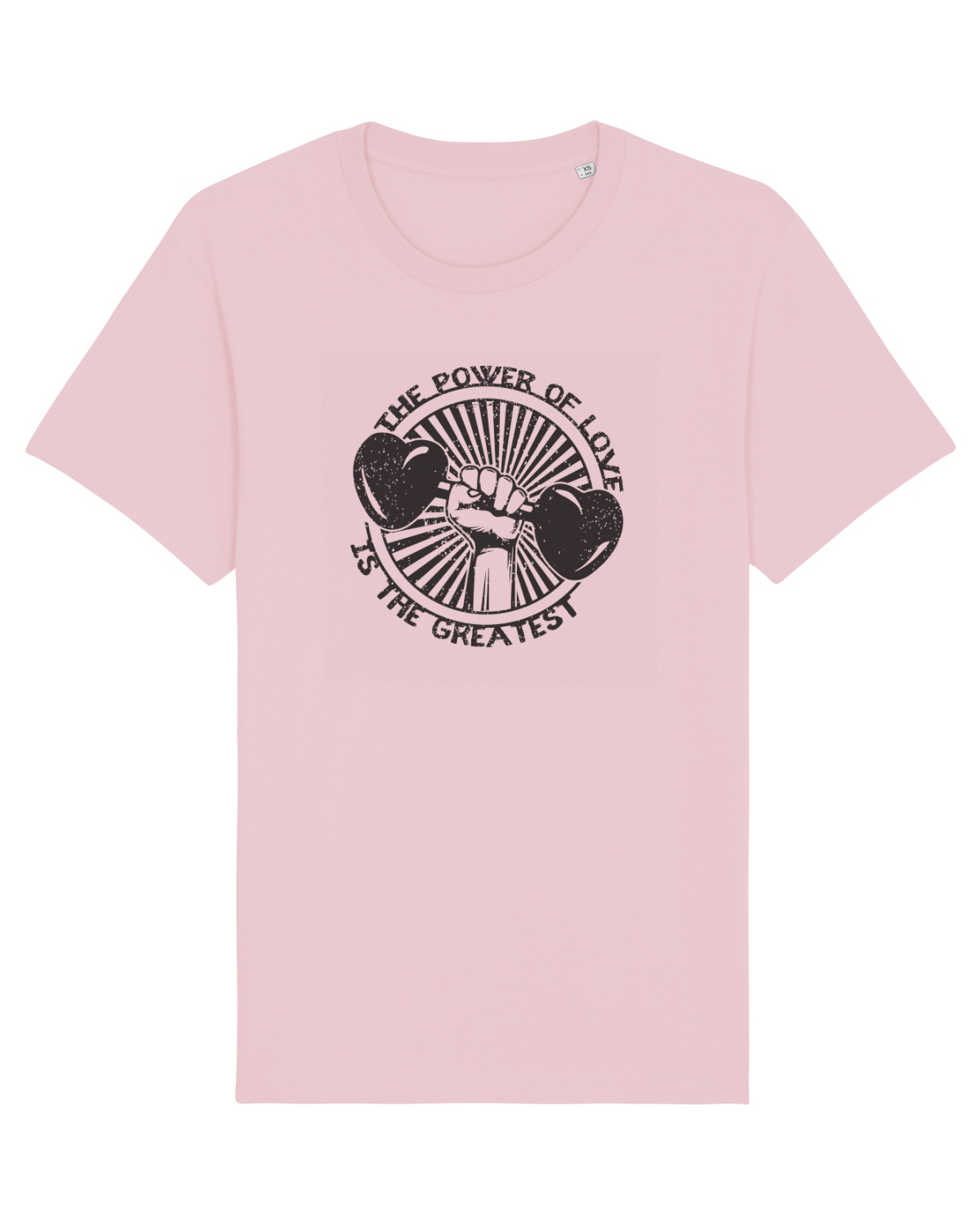 Tricou mânecă scurtă Unisex Rocker Cotton Pink