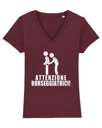 Attenzione Borseggiatrici! Burgundy