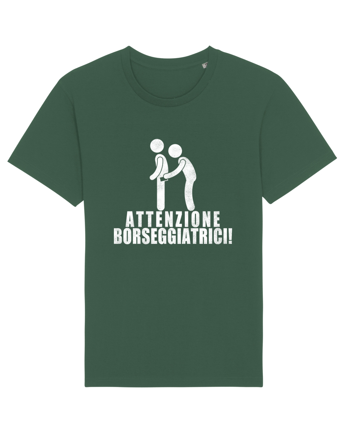 Tricou mânecă scurtă Unisex Rocker Bottle Green